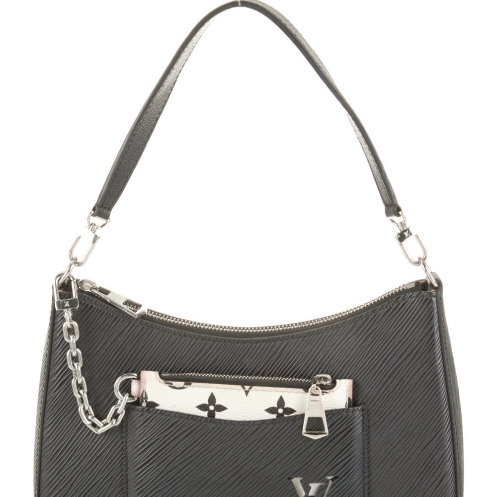 Louis Vuitton Black LV Monogram Pochette Marelle